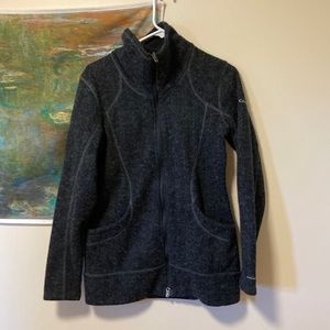 COLUMBIA Wool fleece lined jacket Hip length